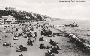 La plage de Bournemouth, Dorset