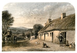 Lieu de naissance de Robert Burns, Alloway, South Ayrshire, Écosse