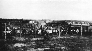 Le camp de concentration à Frith Hill, Camberley, 1914, 1915
