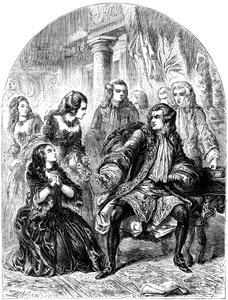 La comtesse de Derwentwater plaidant pour la vie de son mari, 1715-1716 - Unbekannt