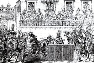 La blessure mortelle du roi Henri II de France - Unbekannt