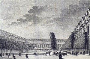 Les jardins du Palais Royal à Paris