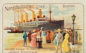 Le géant SS Kaiser Wilhelm II s