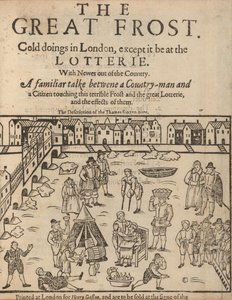 La grande gelée à Londres, 1608 - Unbekannt