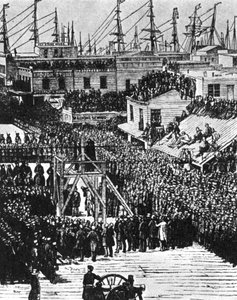 La pendaison de Hetherington et Brace, San Francisco, 29 juillet 1856