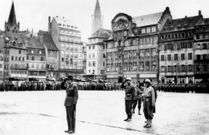 La libération de Strasbourg, France, novembre 1944