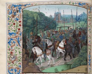 La folie de Charles VI dans la forêt près du Mans, vers 1470-1475