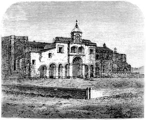 Le mausolée de Colomb, Saint-Domingue, 1873