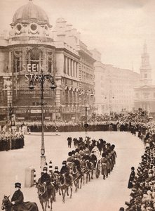 La simplicité émouvante du dernier voyage du roi Georges à travers Londres, 1936 - Unbekannt