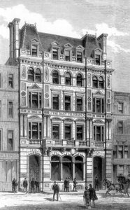Les nouveaux bureaux du Daily Telegraph, Fleet Street, Londres, 1882