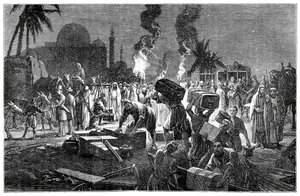 La route terrestre, Boulak, Égypte, 1900