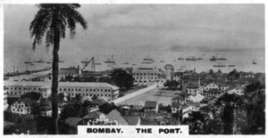 Le port, Bombay, Inde, vers 1925