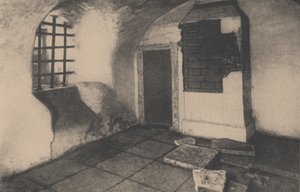 La cellule de prison dans la forteresse de Shlisselburg