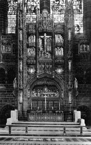 Le retable de la cathédrale de Liverpool