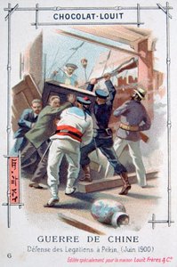 La résistance du personnel diplomatique à Pékin, Chine, Rébellion des Boxers, juin 1900