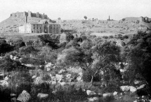 Les ruines du temple de Diane, Éphèse, Izmir, Turquie, 1926