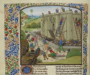 Le siège de Brest, 1386, vers 1470-1475 - Unbekannt