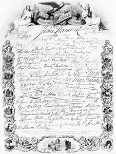Les signatures de la Déclaration d