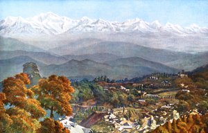 Les neiges de Jalapahar, Darjeeling, Inde