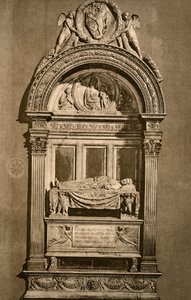 Tombe de Leonardo Bruni vers 1369-1444, Basilique Santa Croce, Florence, 1882