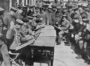 Le traitement des blessés allemands, 1915