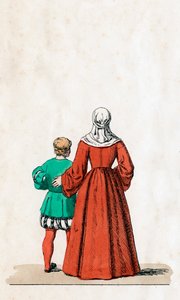 Costumes de théâtre pour la pièce de Shakespeare, Henry VIII, 19ème siècle