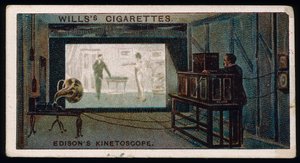 Le théâtre kinétographique de Thomas Alva Edison, vers 1892