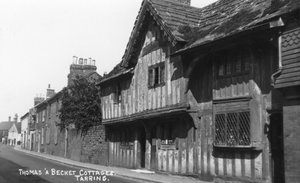 Cottages Thomas Becket, Tarring, Worthing, West Sussex, vers 1900-1920