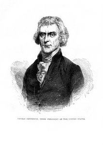 Thomas Jefferson, troisième président des États-Unis, 1872
