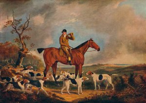Thomas Oldaker sur Pickle avec ses chiens, 19e siècle, 1922 - Unbekannt