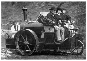 Thomas Ricketts, voiture à vapeur, 1860