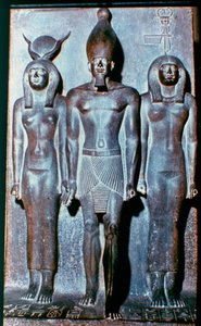 Trois figures égyptiennes, Égypte, 2600 av. J.-C.