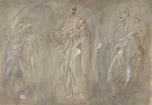 Trois figures debout - Unbekannt