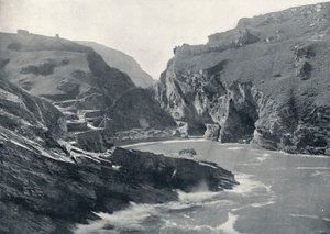 Tintagel - Montrant le château du roi Arthur