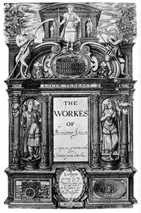 Page de titre des œuvres de Ben Jonson, 1616, 1893 - Unbekannt