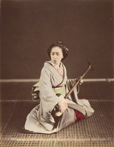[Tokyo Geisha avec Shamisen], années 1870 - Unbekannt