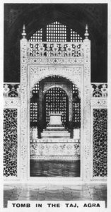 Tombeau dans le Taj, Agra, Uttar Pradesh, Inde, vers 1925 - Unbekannt