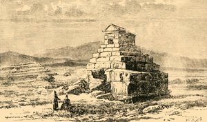 Tombe de Cyrus, 1890