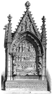 Tombe de Dagobert I 603-689, roi mérovingien, Basilique Saint-Denis, 1849 - Unbekannt