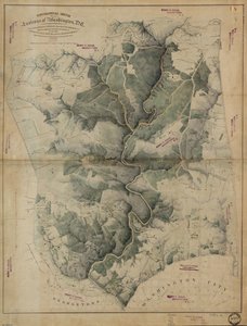 Croquis topographique des environs de Washington, D.C.