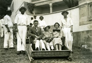 Touristes, Madère, vers 1920-1940