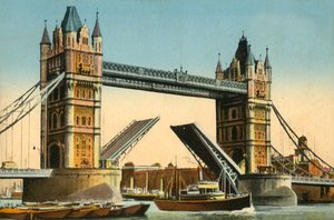 Tower Bridge, Londres, vers 1910