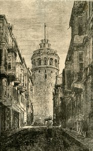 Tour de Galata, Constantinople, 1890