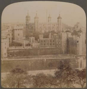 Tour de Londres - célèbre ancien palais et prison de la royauté - Angleterre, 1901