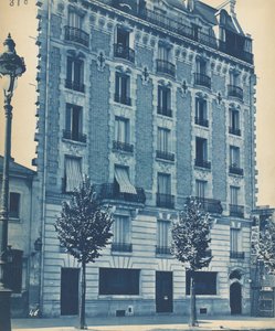 Façade de maison de ville, vers 1900 - Unbekannt