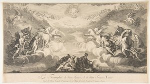 Triomphe de Saint Ignace et Saint François Xavier, 17ème siècle - Unbekannt