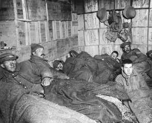 Troupes au repos, Dardanelles, Turquie, 1915-1916