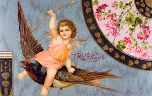Véritable amour, carte de Saint-Valentin américaine, 1908 - Unbekannt