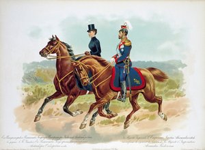 Tsar Nicolas II de Russie en uniforme du régiment de la Garde de Vie de Sa Majesté, 1896