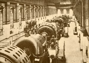 Turbo-générateurs à la centrale électrique de Neasden, Metropolitan Railway, 1930 - Unbekannt